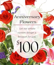 Custom Design Anniversary Bouquet $100