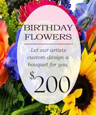 Custom Design Birthday Bouquet $200